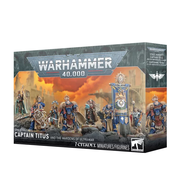 W40k: Space Marines - Captain Titus and the Wardens of Ultramar (7 Figuren) - Warhammer