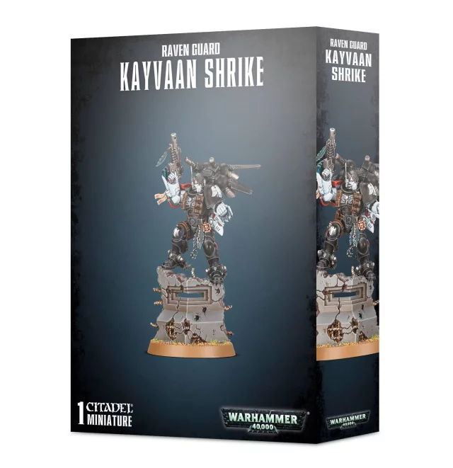 W40k: Space Marines - Raven Guard Kayvaan Shrike (1 Figur) - Warhammer