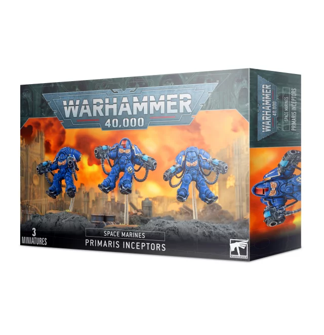 W40k: Space Marines - Primaris Inceptors (3 Figur) - Warhammer