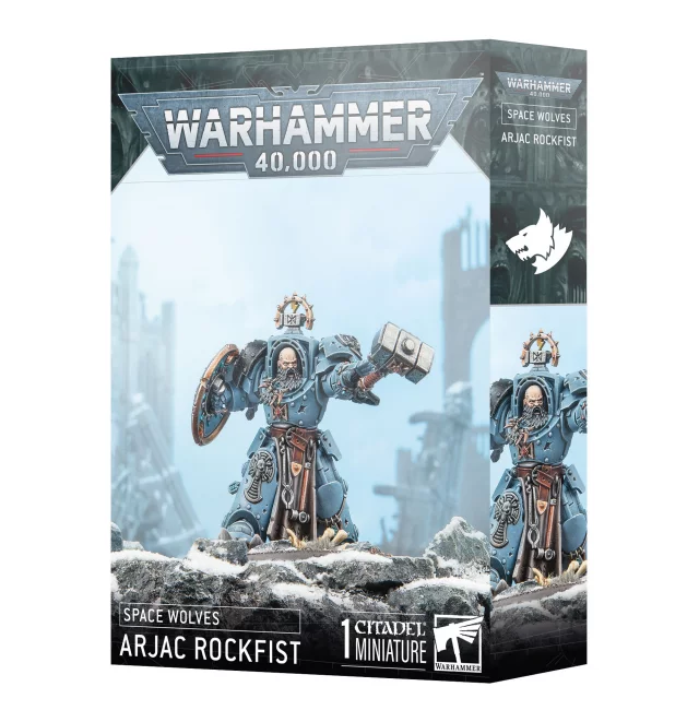 W40k: Space Wolves - Arjac Rockfist (1 Figur) - Warhammer