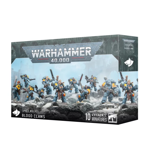 W40k: Space Wolves - Blood Claws (10 Figuren) - Warhammer