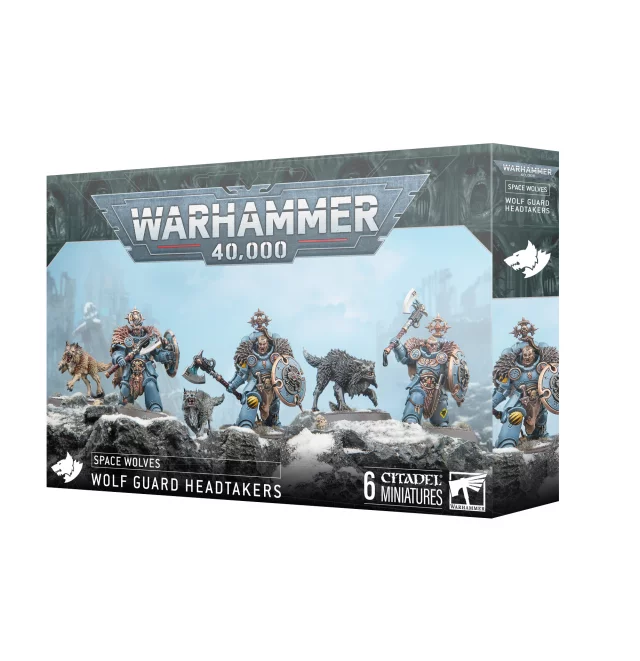 W40k: Space Wolves - Wolf Guard Headtakers (6 Figuren) - Warhammer