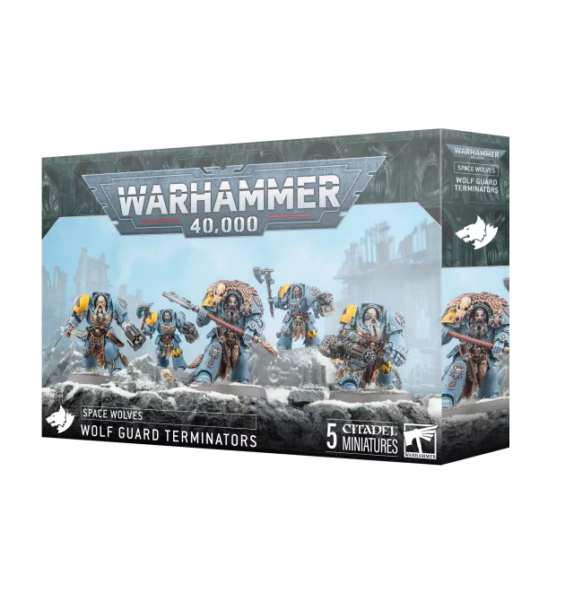 W40k: Space Wolves - Wolf Guard Terminators (5 Figuren) - Warhammer