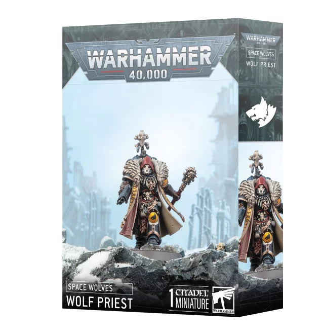W40k: Space Wolves - Wolf Priest (1 Figur) - Warhammer