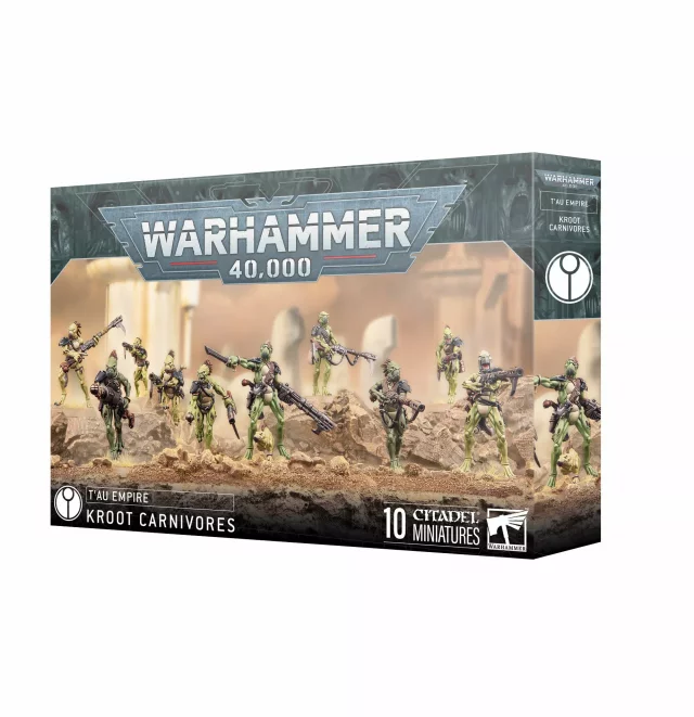 W40k: Tau Empire - Kroot Carnivores (10 Figuren) - Warhammer