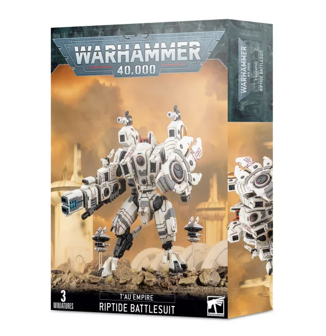 W40k: Tau Empire - Riptide Battlesuit (3 Figuren) - Warhammer