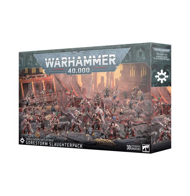 W40k: Battleforce: World Eaters - Gorestorm Slaughterpack (30 Figuren) - Brettspiel
