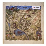 Wallscroll Kingdom Come: Deliverance II - Mapa Kutné Hory (Kuttenberg) dupl