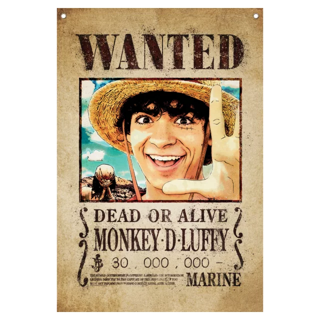 Flagge One Piece - Wanted Law & Kid - Wallscroll