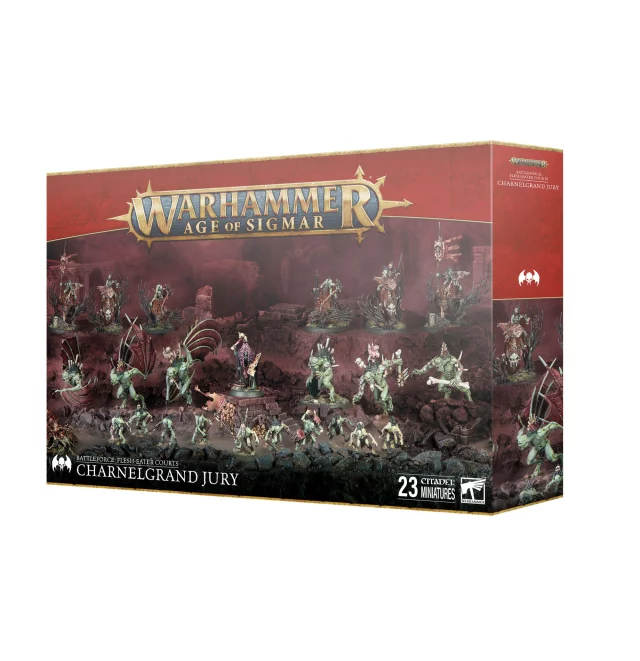 W-AOS: Battleforce: Flesh-Eater Courts - Charnelgrand Jury (23 Figuren) - Warhammer