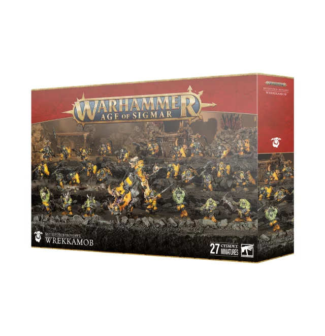 W-AOS: Battleforce: Ironjawz - Wrekkamob (27 Figuren) - Warhammer
