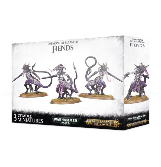 W-AOS: Daemons of Slaanesh - Fiends (3 Figuren) - Warhammer