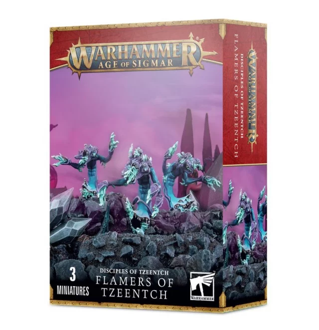 W-AOS: Disciples of Tzeentch - Flamers of Tzeentch (3 Figuren) - Warhammer