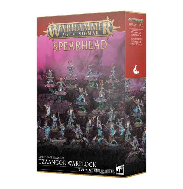 W-AOS: Disciples of Tzeentch - Tzaangor Warflock (17 Figuren) - Warhammer