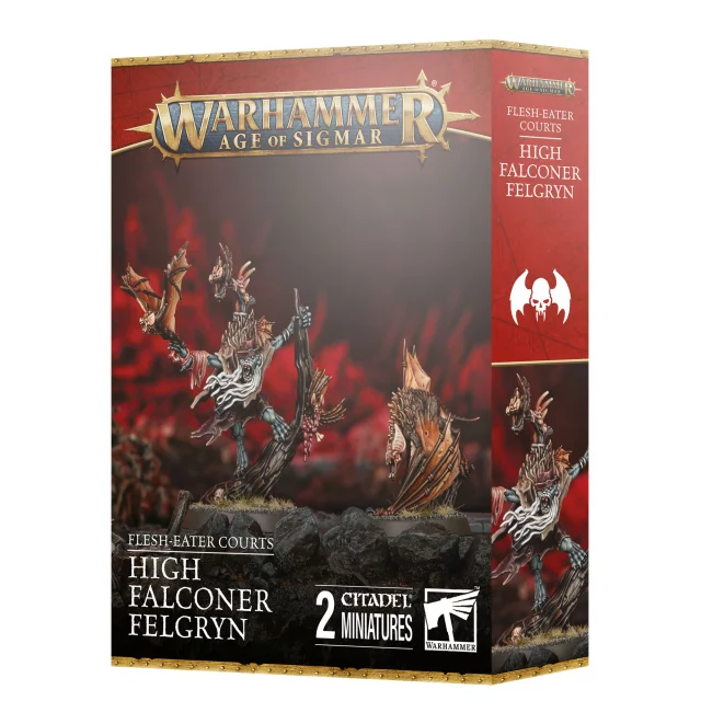 W-AOS: Flesh-Eater Courts - High Falconer Felgryn (2 Figuren) - Warhammer