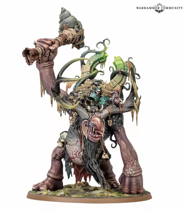 W-AOS: Gloomspite Gitz - Trugg the Troggoth King - Brettspiel