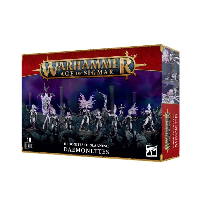 W-AOS: Hedonites of Slaanesh - Daemonettes (10 Figuren) - Warhammer