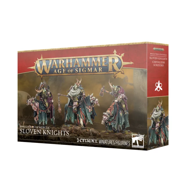 W-AOS: Maggotkin of Nurgle - Sloven Knights (3 Figuren) - Warhammer