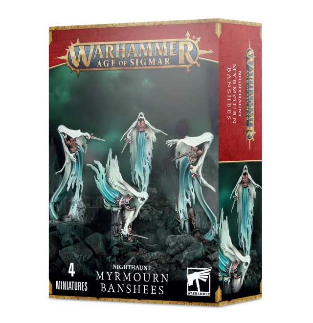 W-AOS: Nighthaunt Myrmourn Banshees (4 Figuren) - Warhammer