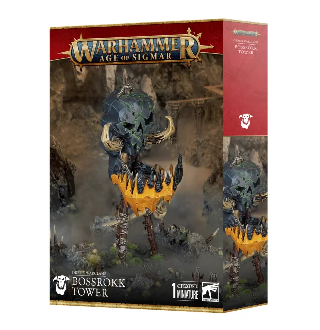 W-AOS: Orruk Warclans - Bossrokk Tower (1 Figur) - Warhammer