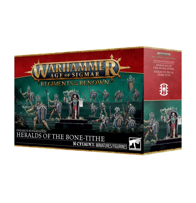 W-AOS - Ossiarch Bonereapers - Heralds of the Bone-Tithe (14 Figuren) - Warhammer