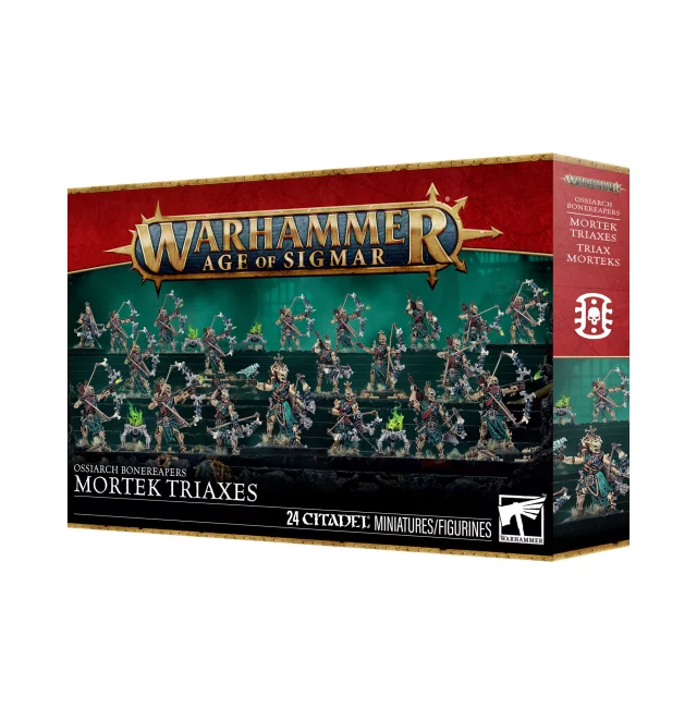 W-AOS - Ossiarch Bonereapers - Mortek Triaxes (24 Figuren) - Warhammer