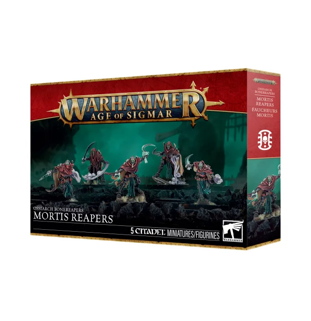 W-AOS - Ossiarch Bonereapers - Mortis Reapers (5 Figuren) - Warhammer
