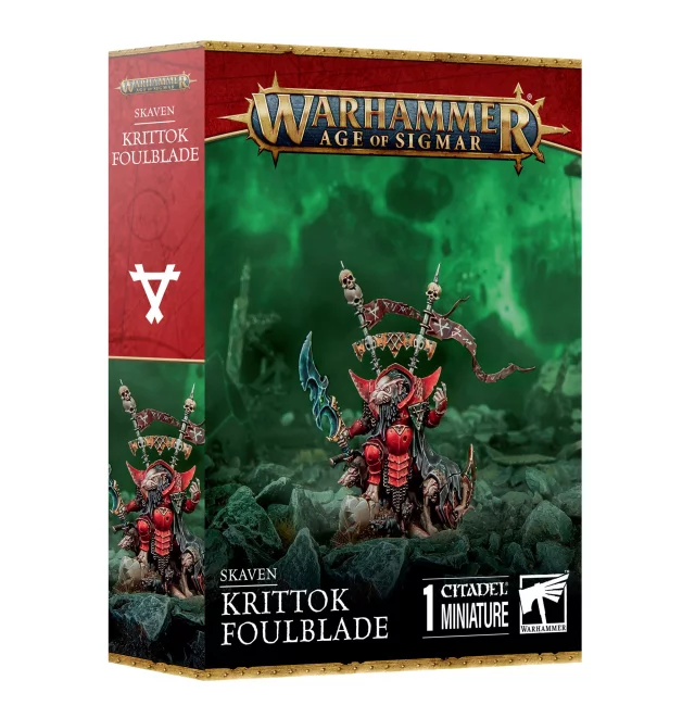 W-AOS: Skaven - Krittok Foulblade (1 Figur) - Warhammer