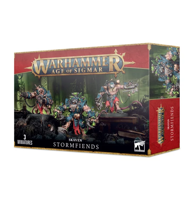 W-AOS: Skaven - Stormfiends (3 Figuren) - Warhammer