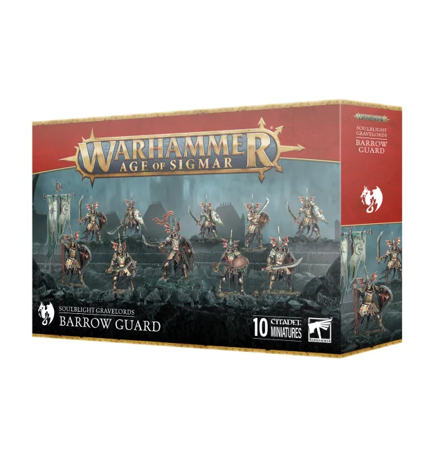 W-AOS: Soulblight Gravelords - Barrow Guard (10 Figuren) - Warhammer