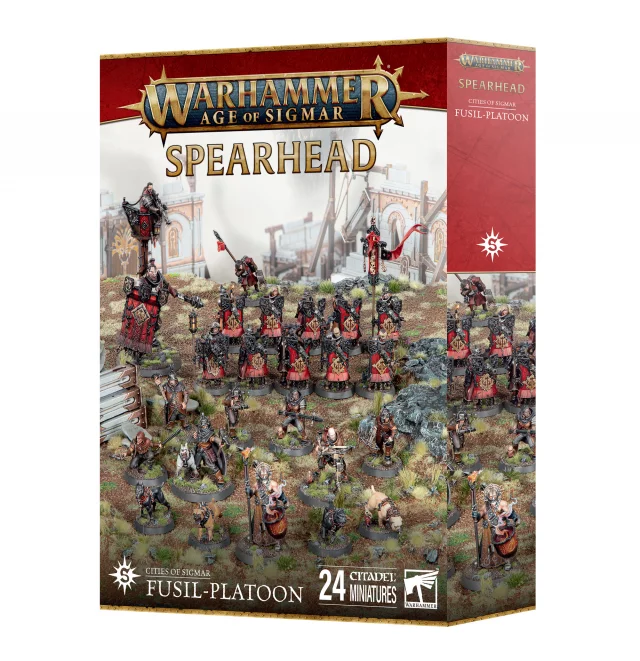 W-AOS: Spearhead - Fusil-Platoon (24 Figuren) - Warhammer