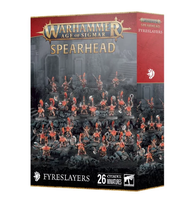 W-AOS: Spearhead - Fyreslayers (26 Figuren) - Warhammer