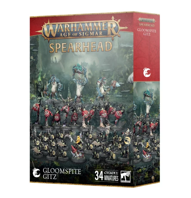 W-AOS: Spearhead - Gloomspite Gitz (34 Figuren) - Warhammer