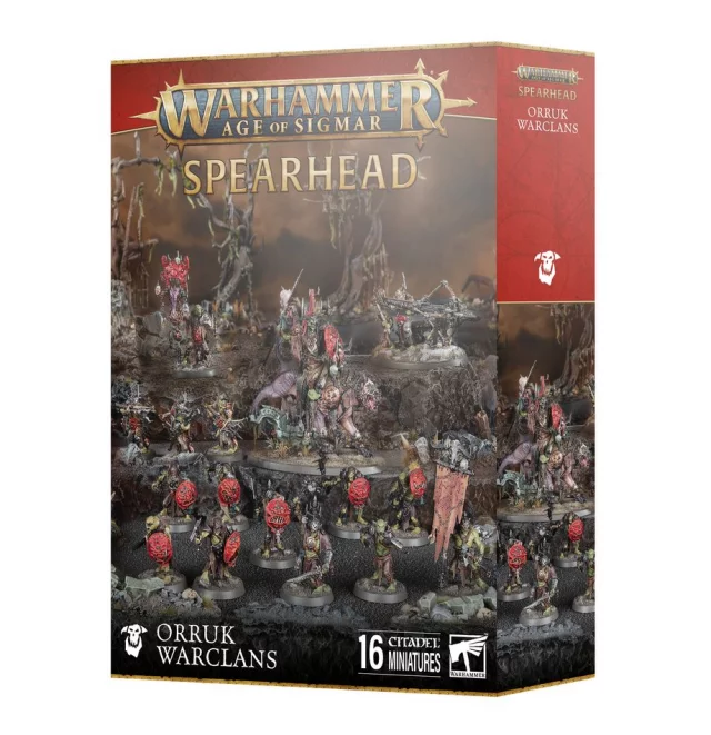 W-AOS: Spearhead - Orruk Warclans (16 Figuren) - Warhammer