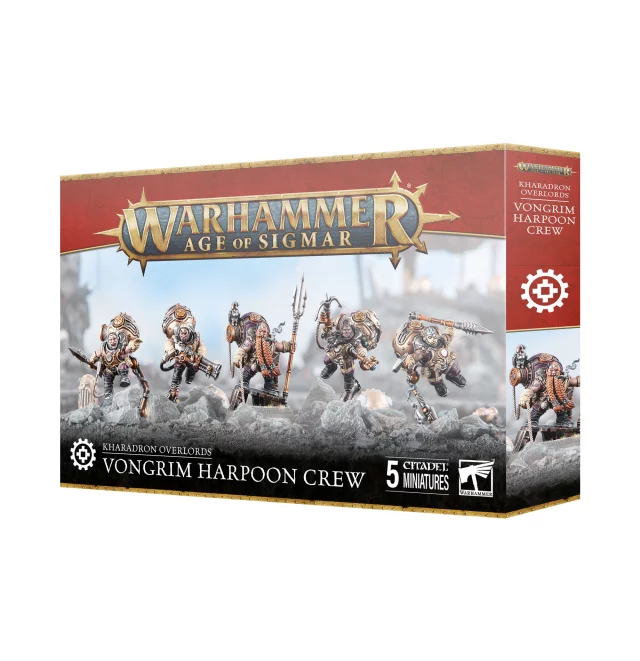 Warhammer Age of Sigmar - Vongrim Harpoon Crew (5 Figuren) - Brettspiel