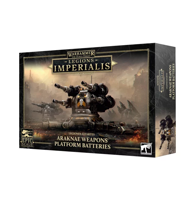 Warhammer: Horus Heresy - Legiones Astartes - Araknae Weapons Platform Batteries (8 Figuren) - Brettspiel