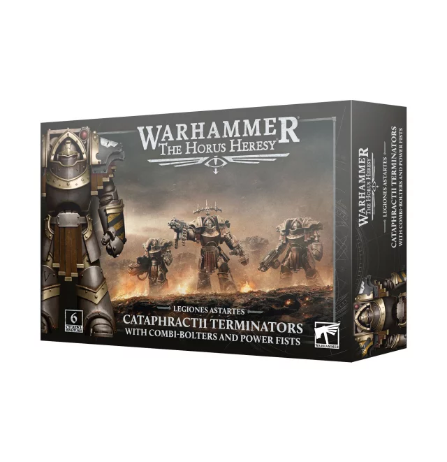 Warhammer: Horus Heresy - Legiones Astartes - Cataphractii Terminators with Combi-Bolters and Power Fists (6 Figuren) - Brettspiel