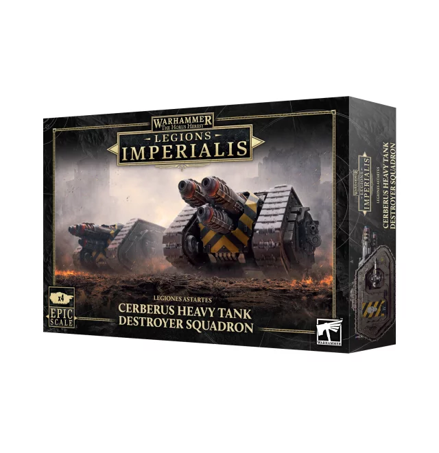 Warhammer: Horus Heresy - Legiones Astartes - Cerberus Heavy Tank Destroyer Squadron (4 Figuren) - Brettspiel