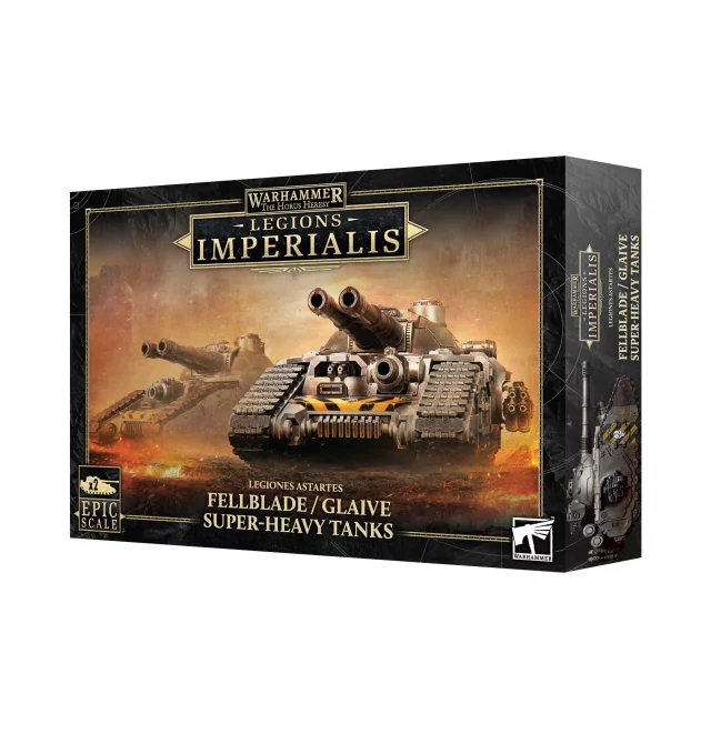 Warhammer: Horus Heresy - Legiones Astartes - Fellblade/Glaive Super-Heavy Tanks (2 Figuren) - Brettspiel