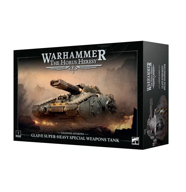 Warhammer: Horus Heresy - Legiones Astartes - Glaive Super-Heavy Special Weapons Tank (1 Figur) - Brettspiel