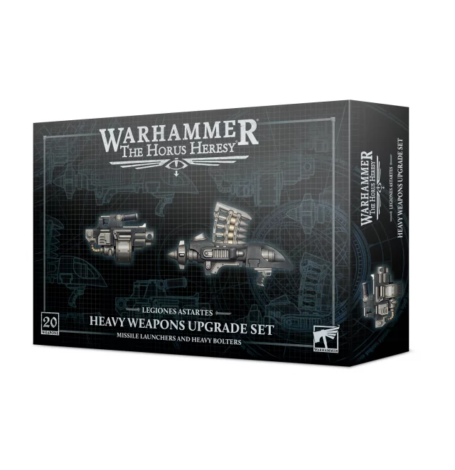 Warhammer: Horus Heresy - Legiones Astartes - Heavy Weapons Upgrade Set - Missile Launchers and Heavy Bolters (20 Figuren) - Brettspiel