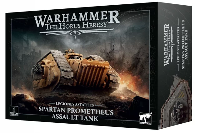 Warhammer: Horus Heresy - Legiones Astartes - Spartan Prometheus Assault Tank (1 Figur) - Brettspiel