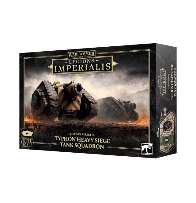 Warhammer: Horus Heresy - Legiones Astartes - Typhon Heavy Siege Tank Squadron (4 Figuren) - Brettspiel