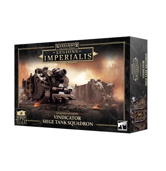 Warhammer: Horus Heresy - Legiones Astartes - Vindicator Siege Tank Squadron (8 Figuren) - Brettspiel