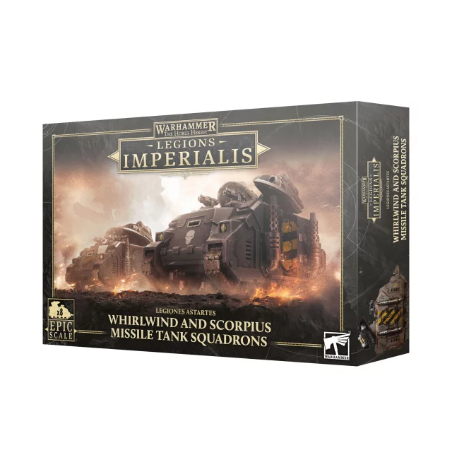 Warhammer: Horus Heresy - Legiones Astartes - Whirlwind and Scorpius Missile Tank Squadrons (8 Figuren) - Brettspiel