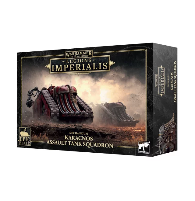 Warhammer: Horus Heresy - Legions Imperialis - Karacnos Assault Tank Squadron (4 Figuren) - Brettspiel