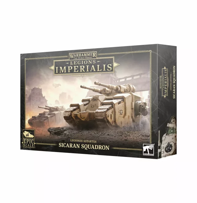 Warhammer: Horus Heresy - Legions Imperialis - Legiones Astartes Sicaran Squadron (4 Figuren) - Brettspiel