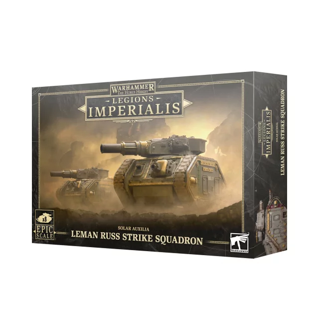 Warhammer: Horus Heresy - Legions Imperialis - Solar Auxilia Leman Russ Strike Squadron (8 Figuren) - Brettspiel