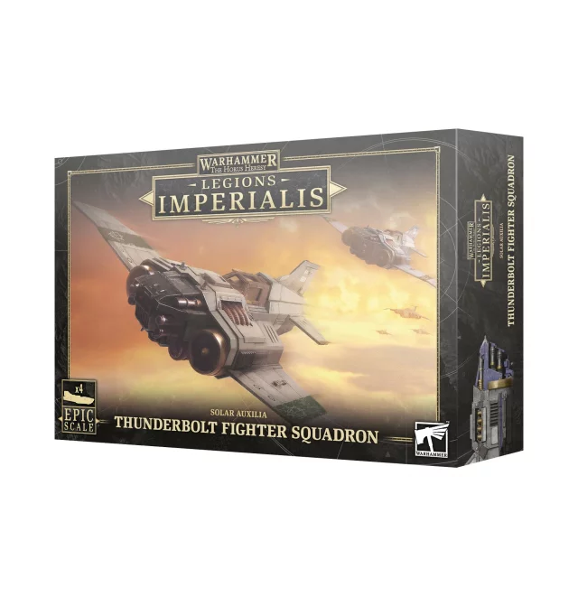 Warhammer: Horus Heresy - Legions Imperialis - Solar Auxilia Thunderbolt Fighter Squadron (4 Figuren) - Brettspiel