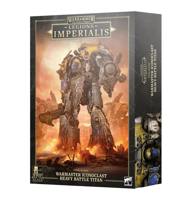 Warhammer: Horus Heresy - Legions Imperialis - Warmaster Iconoclast Heavy Battle Titan (1 Figur) (beschädigte Verpackung) - Brettspiel